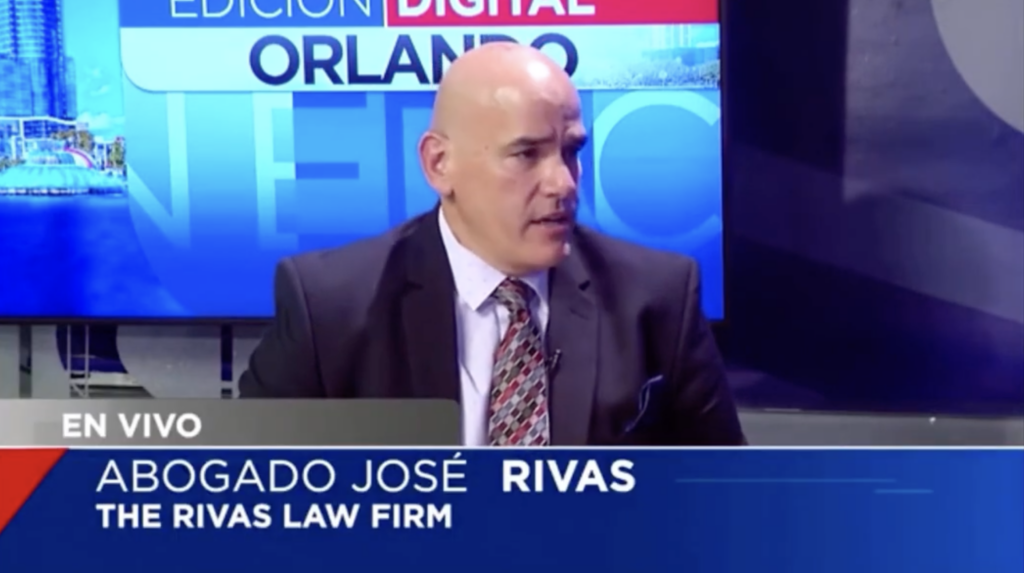 Abogado criminalista jose rivas en vivo Univision Orlando